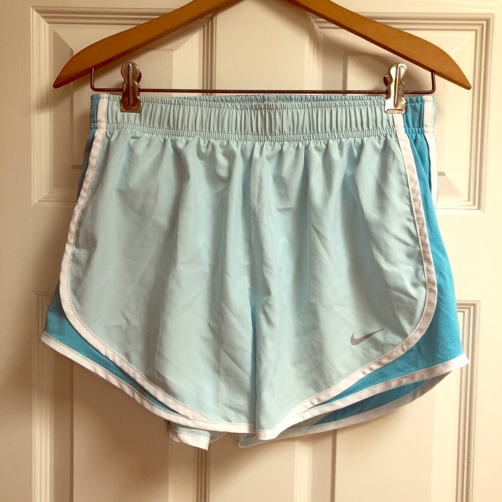 Light Blue Nike Running Shorts
